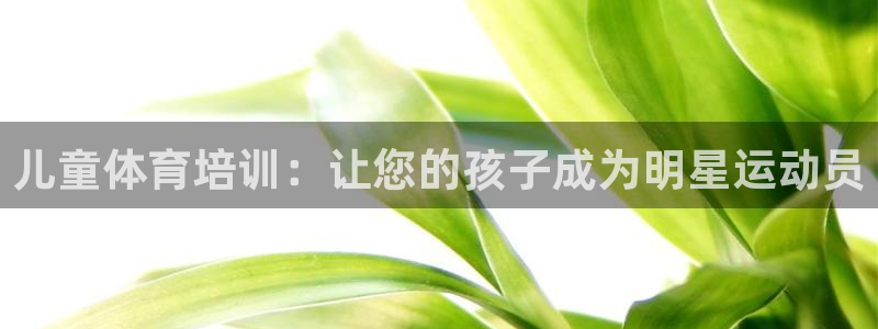 极悦官网首页登录入口：儿童体育培训：让您的孩子成为明