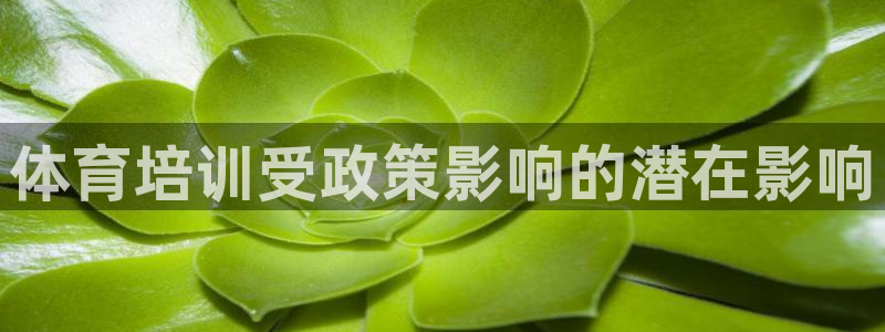 极悦平台官方网站入口链接：体育培训受政策影响的潜在影