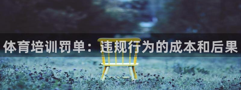 极悦娱乐挂机赚钱是真的吗：体育培训罚单：违规行为的成