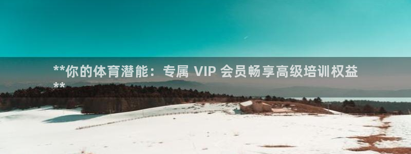 极悦平台登录方式是什么：**你的体育潜能：专属 VI