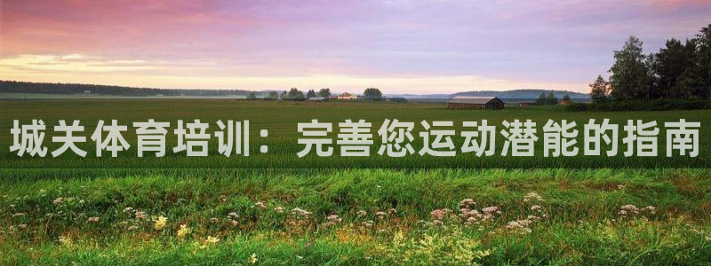 极悦平台非7O777：城关体育培训：完善您运动潜能的