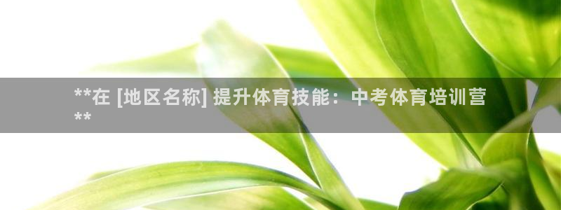 极悦娱乐负责人：**在 [地区名称] 提升体育技能：