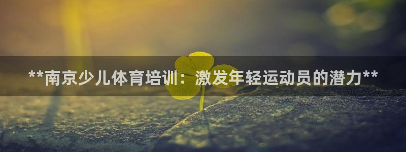 极悦平台注册官网：**南京少儿体育培训：激发年轻运动