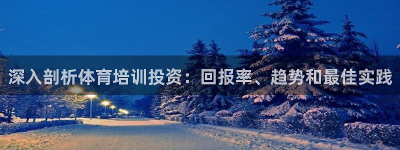 极悦平台官方网址是什么：深入剖析体育培训投资：回报率