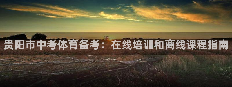 极悦平台注册官网入口：贵阳市中考体育备考：在线培训和