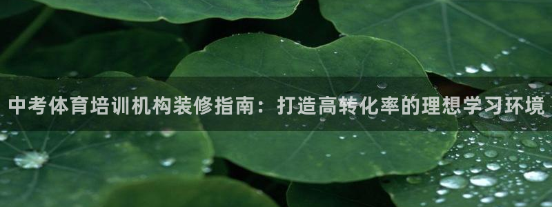 极悦官方网站入口网址是什么：中考体育培训机构装修指南