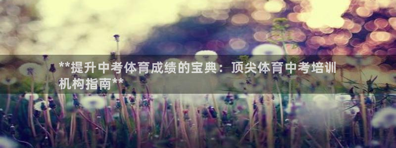 极悦平台是什么：**提升中考体育成绩的宝典：顶尖体育