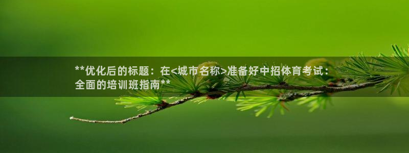 极悦平台官网入口网址：**优化后的标题：在<城市名称>准备好