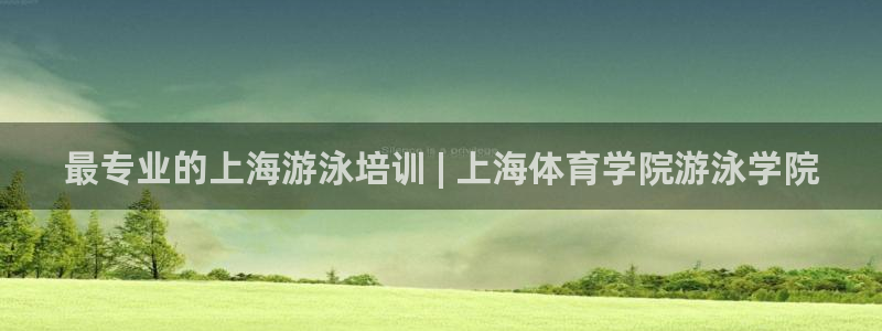 极悦平台注册流程详解图：最专业的上海游泳培训 | 上海体育学