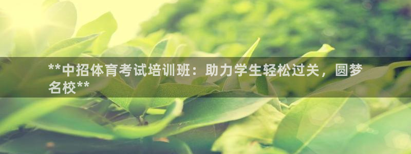 极悦娱乐公司最新招聘信息网：**中招体育考试培训班：