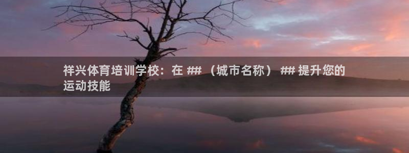 极悦官网的登录方法是什么：祥兴体育培训学校：在 ##