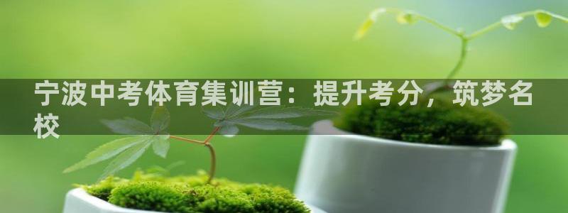 极悦平台官网登录最新版本更新内容介绍：宁波中考体育集训营：提